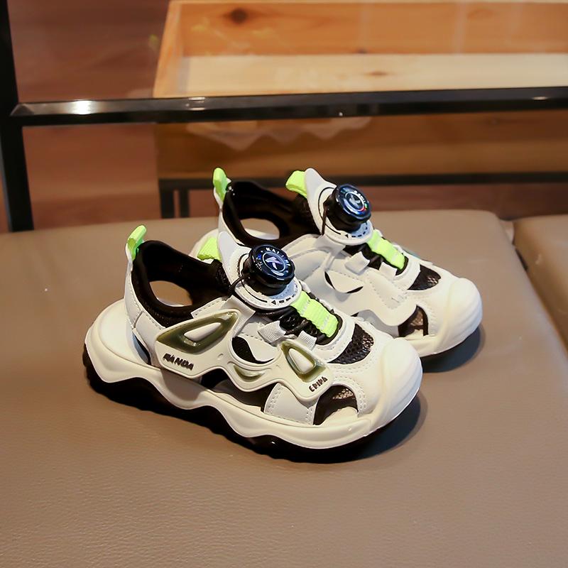 Dětské minimalistické a prodyšné sportovní a volnočasové boty s kapucí, outdoorové sandály, dětské boty z jednoduché síťoviny