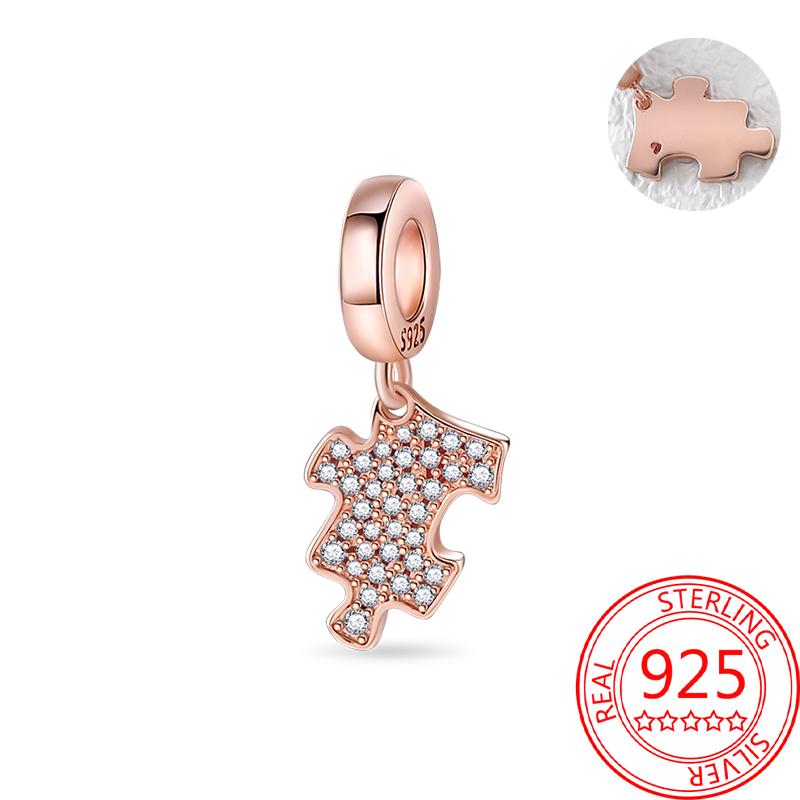 Koperen, echt roségouden, roze octopus, zomerschildpad, hartvormige hanger, geschikt voor originele armbanden, kettingen, armbanden voor meisjes