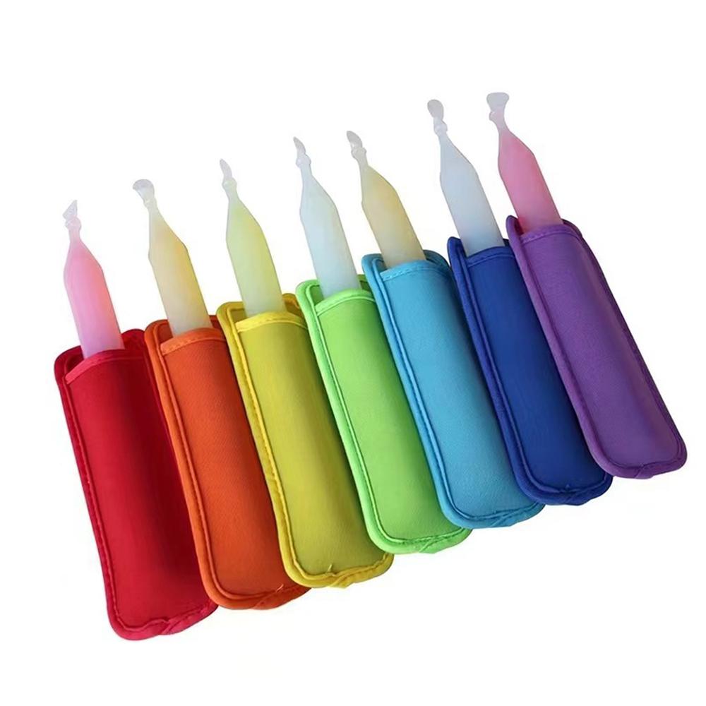 Xiaomi 24 Peças Mangas Reutilizáveis para Picolé Sacos para Picolé Suporte Anticongelante para Picolé Suportes para Picolé de Congelador