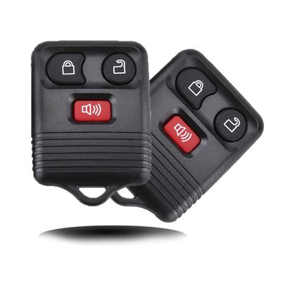 1Pc Keyless Car Remote Control Key Shells 3 Button Black Replacement Key Cover Car Key Decor Accessories for Ford Explorer Focus