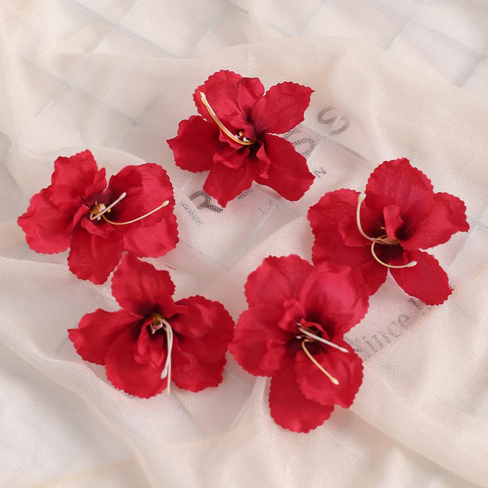 10/20Pieces 6.5CM Cheap Artificial Flowers for Home Wedding Room Decor Accessories Scrapbooking Flowers Wall Diy Rose Heads