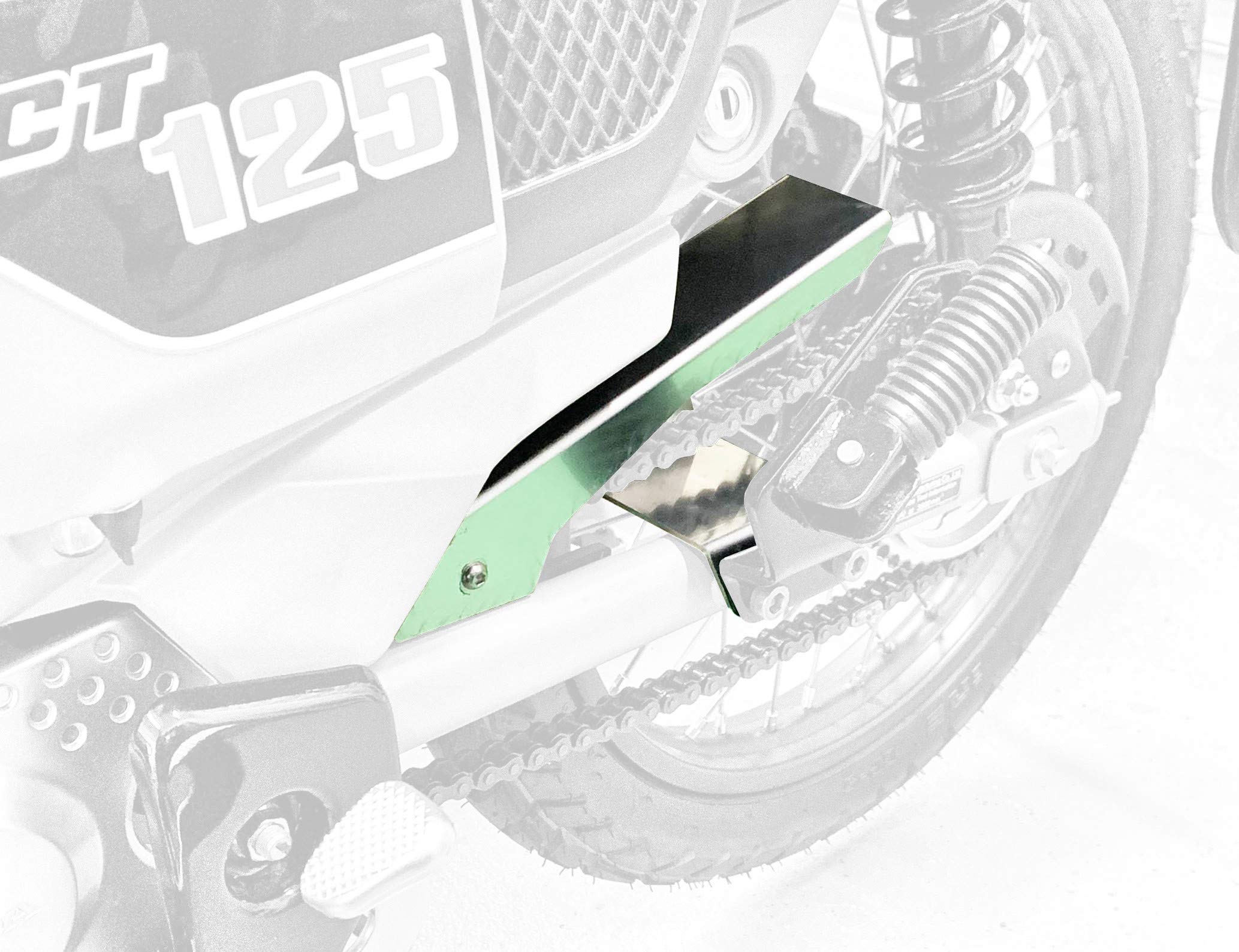 

Kijima Защита цепи передняя алюминиевая пескоструйная серебристая отделка для мотоцикла Hunter Cub CT125 ( 20-) 203-3461