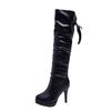 Boots Women's Spring and Autumn New Skinny Over-Knee Boots Women's Long Knight Boots Large Size Women's Boots