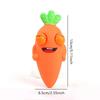 1pc-Super Soft Carrot Pinch Toy - Funny and Soft Interactive Stunning Vegetable Worm Toy - Suitable for Pets to Play and Chew