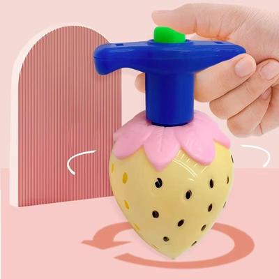 Fidget Spinner 1PCS Kids Ideas Strawberry Buck Spin Glowing Toys Christmas Birthday Gifts