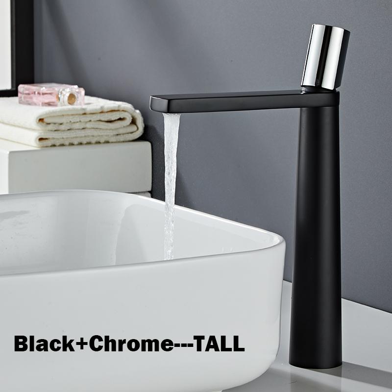 BAKALA Bathroom Faucet Brush gold Basin Faucet Mixer Hot &Cold Bathroom Basin Faucet Mixer Tap Hot and Cold Sink faucet