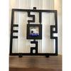 Classic Square Shaped Wall Clock | 12 Inch Durable & Elegant Metal Wall Timepiece for Home, Office, Living Room, Bedroom