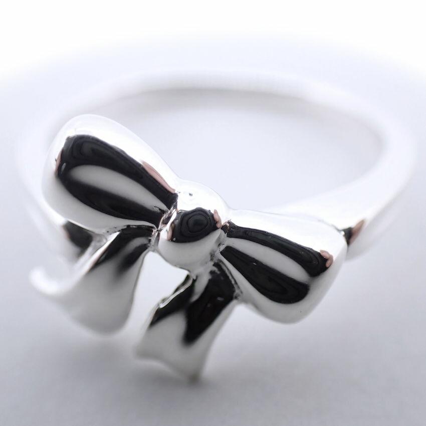 [Used] TIFFANY 925 Ribbon Ring / Size 12 / G538-68