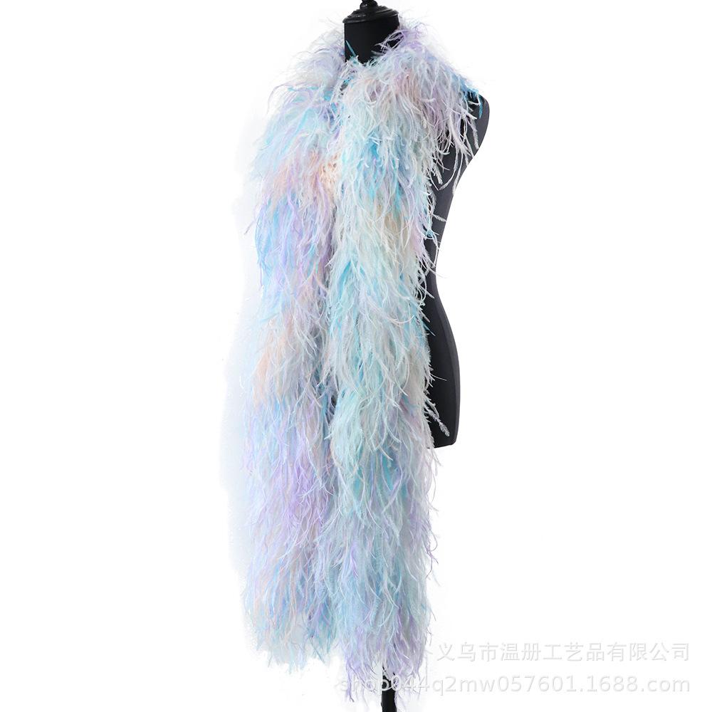 Feather Multi-Layer Can Be Ordered Ostrich Top Performance Dress Accessories Feather Scarf Clothing Accessories Handmade Design