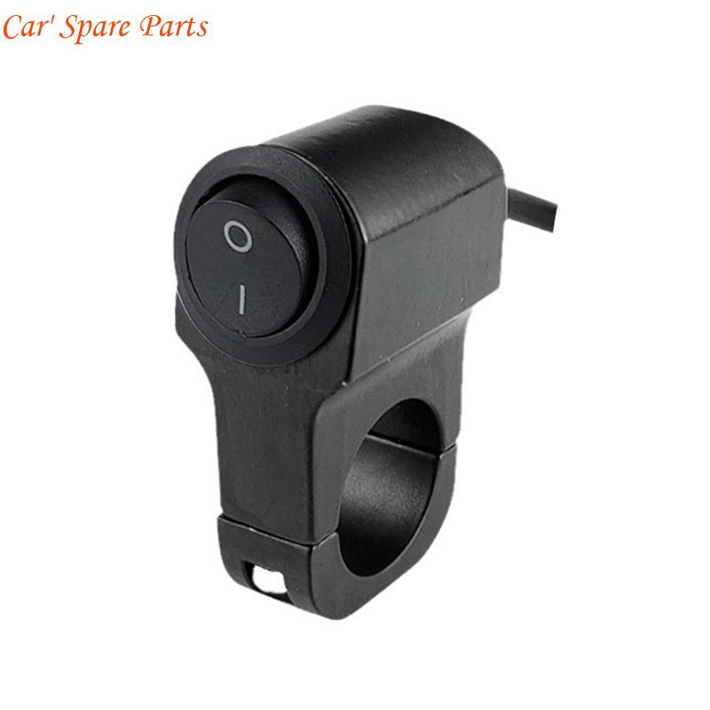 Y4UA Motorbike Accessories 22mm 7/8in Motorcycle Handlebar Headlight Control Switches чёрный