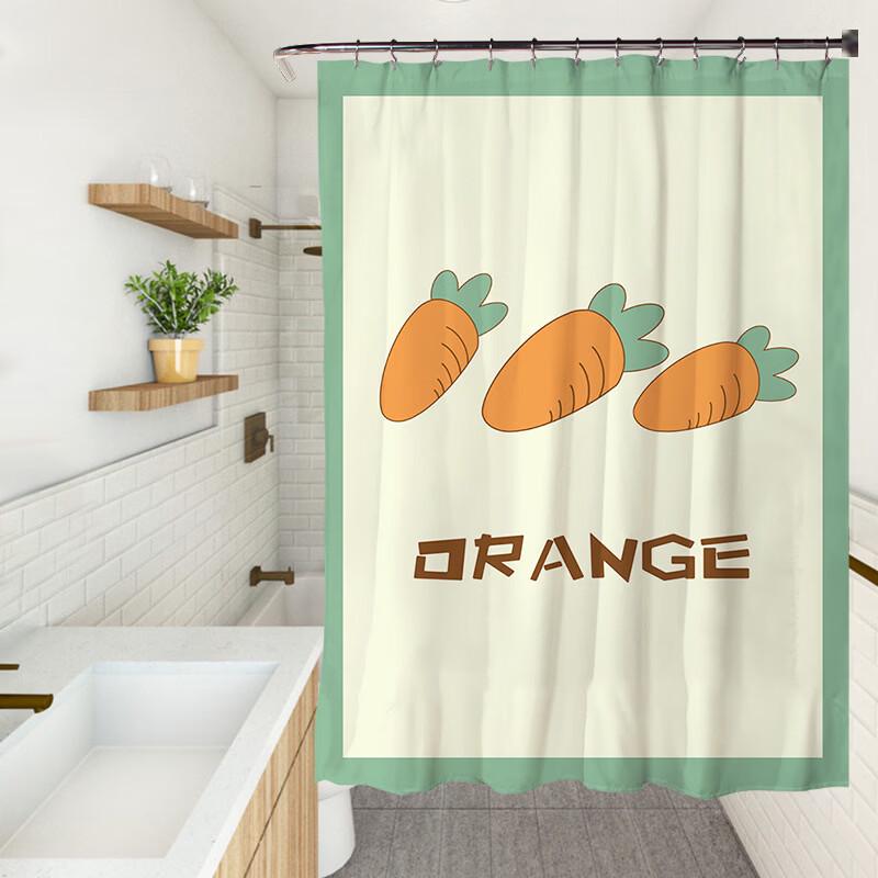 LISM Nordic Style Digital Print Shower Curtain