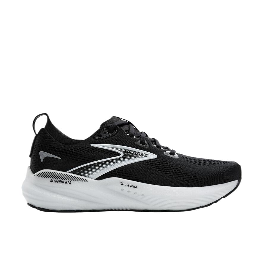 Brooks Glycerin GTS 22 Comfortable Casual Minimalist Versatile Cushioning Breathable Low-Top Running Shoes Women Sneakers Black 120435-090