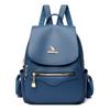 Freizeit-Doppelschultertasche, Weiche Lederschulranzen, Outdoor-Reisetasche, Damen-Tasche