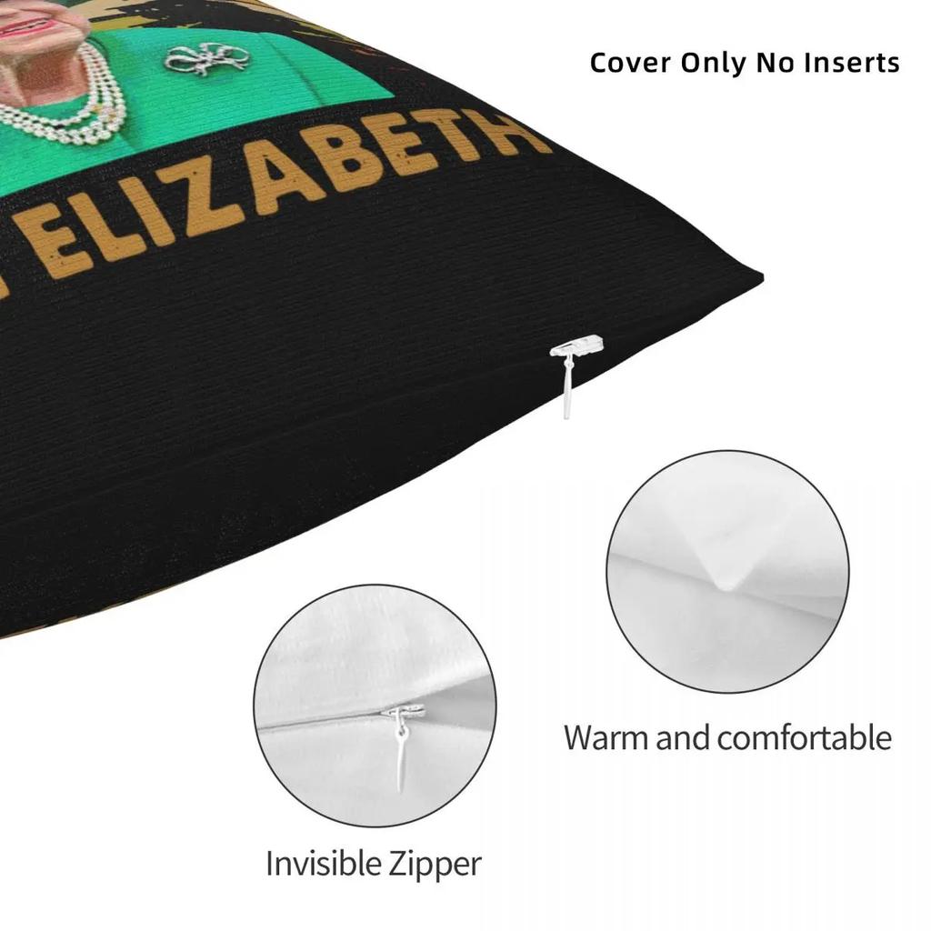 Thanks For The Memories Queen Elizabeth II Pillowcase Printing Cushion Cover Decoration Throw Pillow Case Cover Seater Wholesale