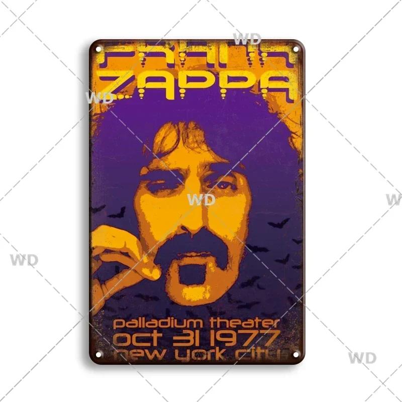 Retro Vintage Rock N Roll Band Metal Tin Sign - The Doors ZZTOP Queen Music Poster, Wall Decor Plaque Plate