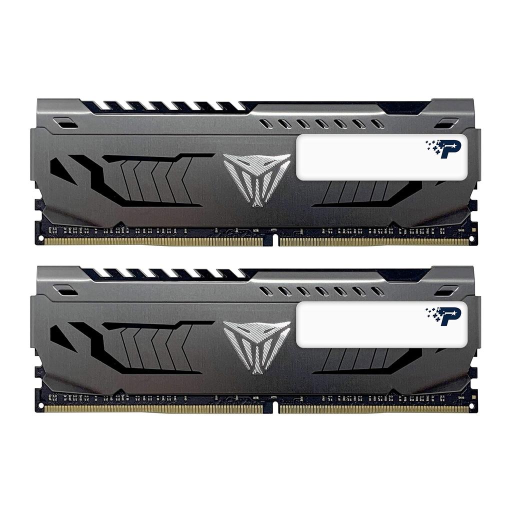 Patriot Viper Steel DDR4 3600MHz PC4-28800 32GB (2 x 16GB) Aluminum Heatsink Desktop Memory PVS432G360C8K