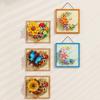 3D Decorative Painting Arts Mini Block Butterfly Flower Moon Photo Frame Idea Construction Building Bricks Toys For Kids Gifts