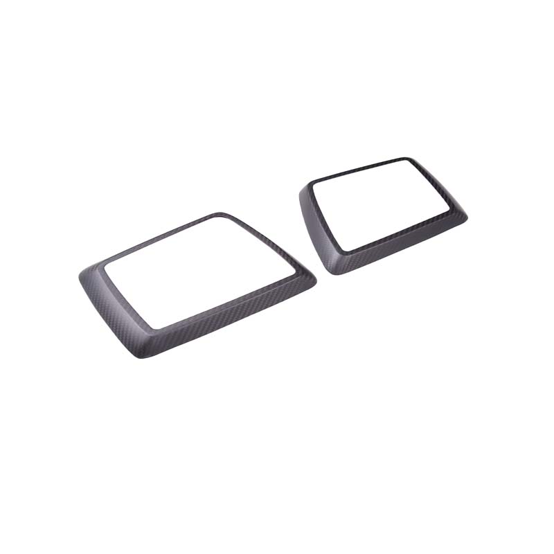 For Mercedes-Benz G-Class W463 2019-2025 Real Carbon Fiber Car Hood Turn Signal Base Decorative Frame Sticker Car Accessories