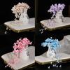 Women Hair Clip Faux Pearls Flower Decor Hairpins Wedding Parties Proms Floral Headdress Hair Accessories