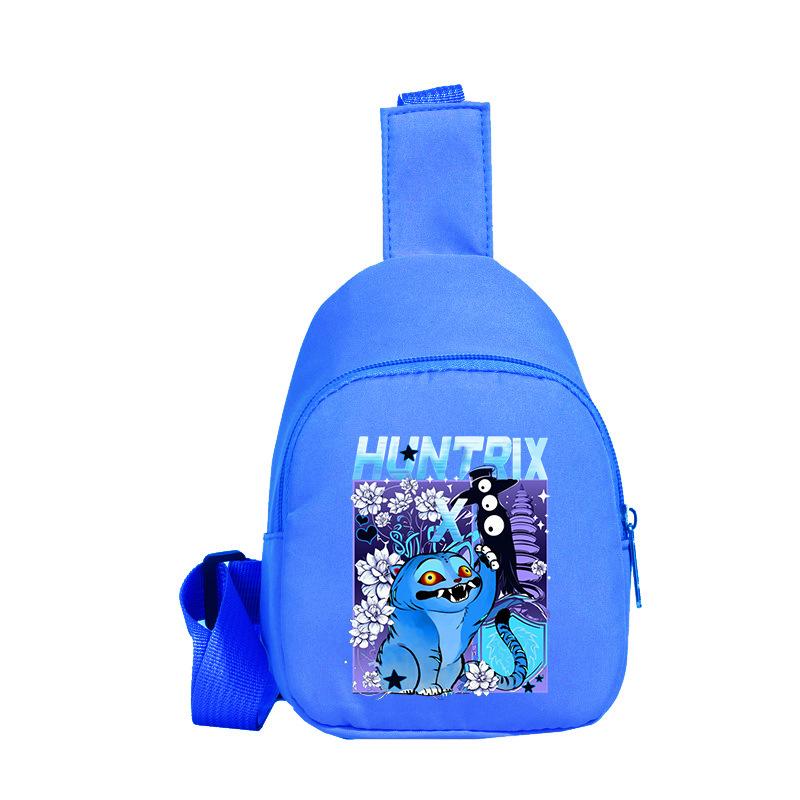 Casual Children'S Breast Bag Animation Cartoon Printing Fashion Boys And Girls Crossbody Bag Change Small Backpack