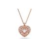 Cubic Zirconia, Faux Crystal, Rose Gold Tone Plated, Faux Pearl Necklaces Women's Rose Gold 5680402