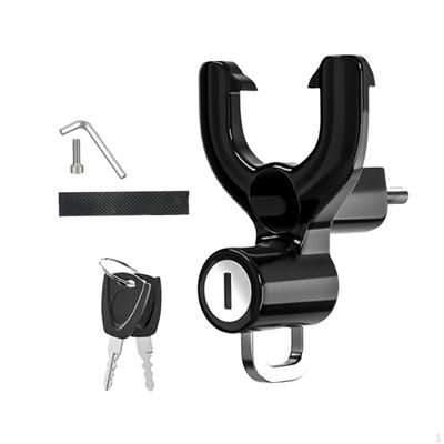 Motorcycle Helmet Lock Storage Hook Spare Parts Weatherproof Security