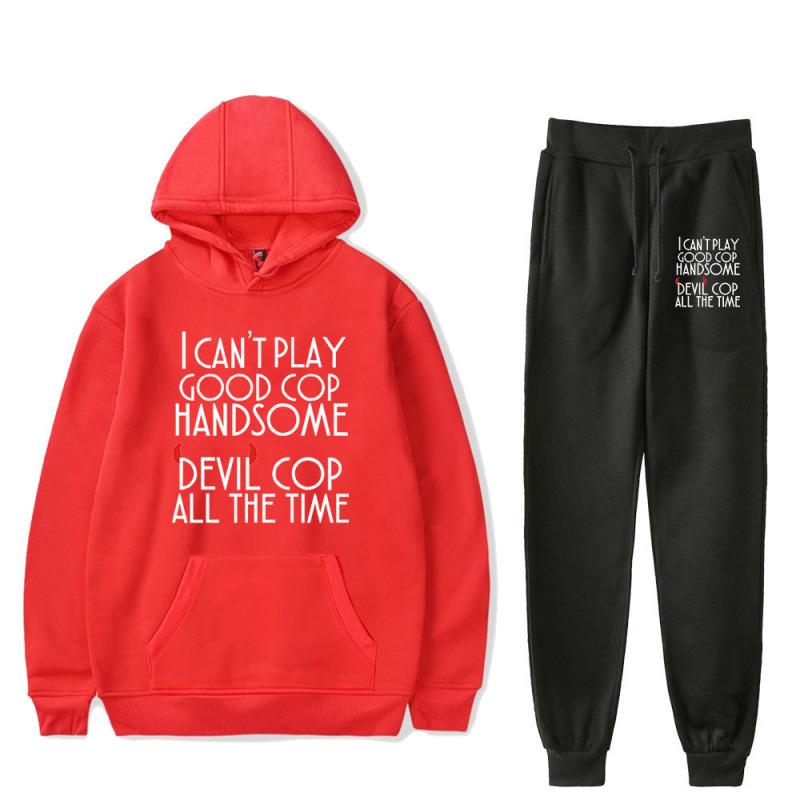Lucifer Season 5 Printed Men Women Tracksuit Sets Casual Hoodie And Pants 2pcs Sets Oversized Sweatshirt Fashion Unisex Clothing
