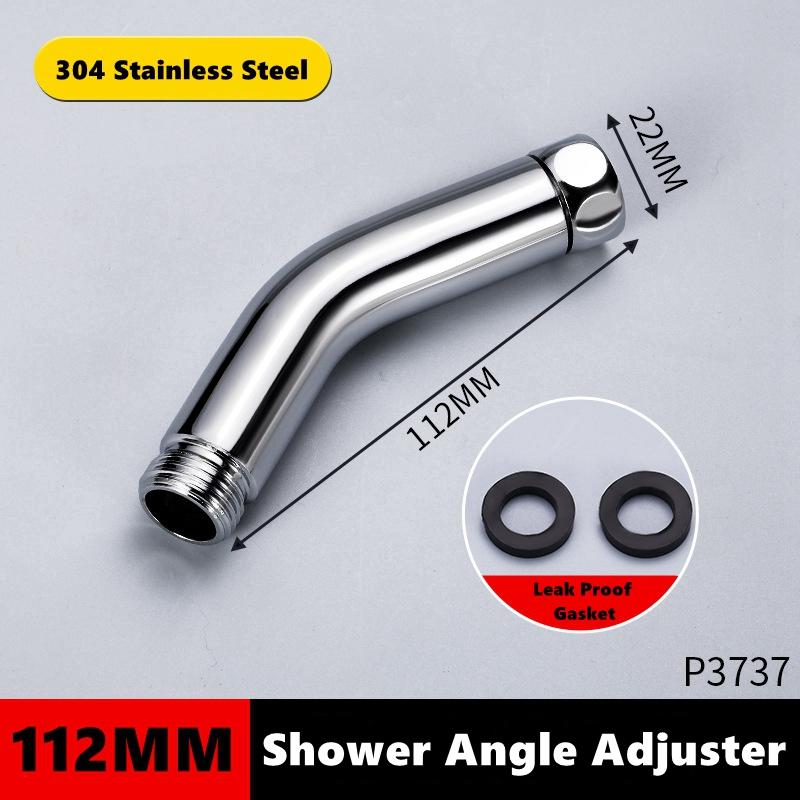Shower Head Angle Adjuster Elbow Adapter Connections Shower Arm Extension Angle 135° Elbow Hand Shower Top Spray Elbow Connector