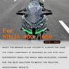 CNC Windschwenkflügel Rückspiegel Seiten Spiegel für Kawasaki Ninja 400 650