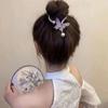 New Pearl Rhinestone Tassel Hanging Beads Hair Claws Ponytail Buckle Hair Clip Female Korean Elegant Hairpins Hair Accessories