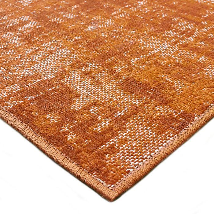 Living Room Rug Vintage Patinated Effect Terra 120x170