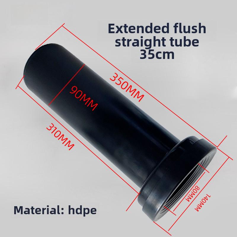 Wall-Hung In-Wall Toilet Cistern Kit with Flushing Pipe, Drain Bend, Valve, and Bolts
