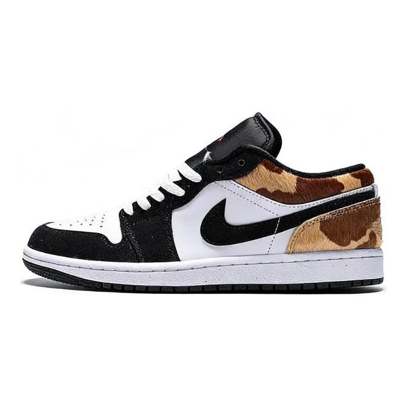 Jordan Air Jordan 1 Men s Low Retro Basketball Shoes Black White Brown IX8740-101 EU 44.5