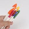 1set thick hollow plastic crochet hooks, sweater needles for DIY hand knitting & weaving, single pointed crochet hook tool set