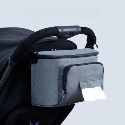 Bolsas Organizadoras Negras para Cochecito Mummy Gran Capacidad Bolsa Colgante de Viaje Portabotellas Bolsas para Pañales de Cochecito Accesorios para Cochecitos de Bebé