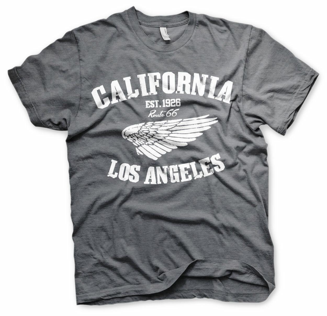 Official License Route 66 California Mens T-SHIRT S-XXL Sizes XXXXL