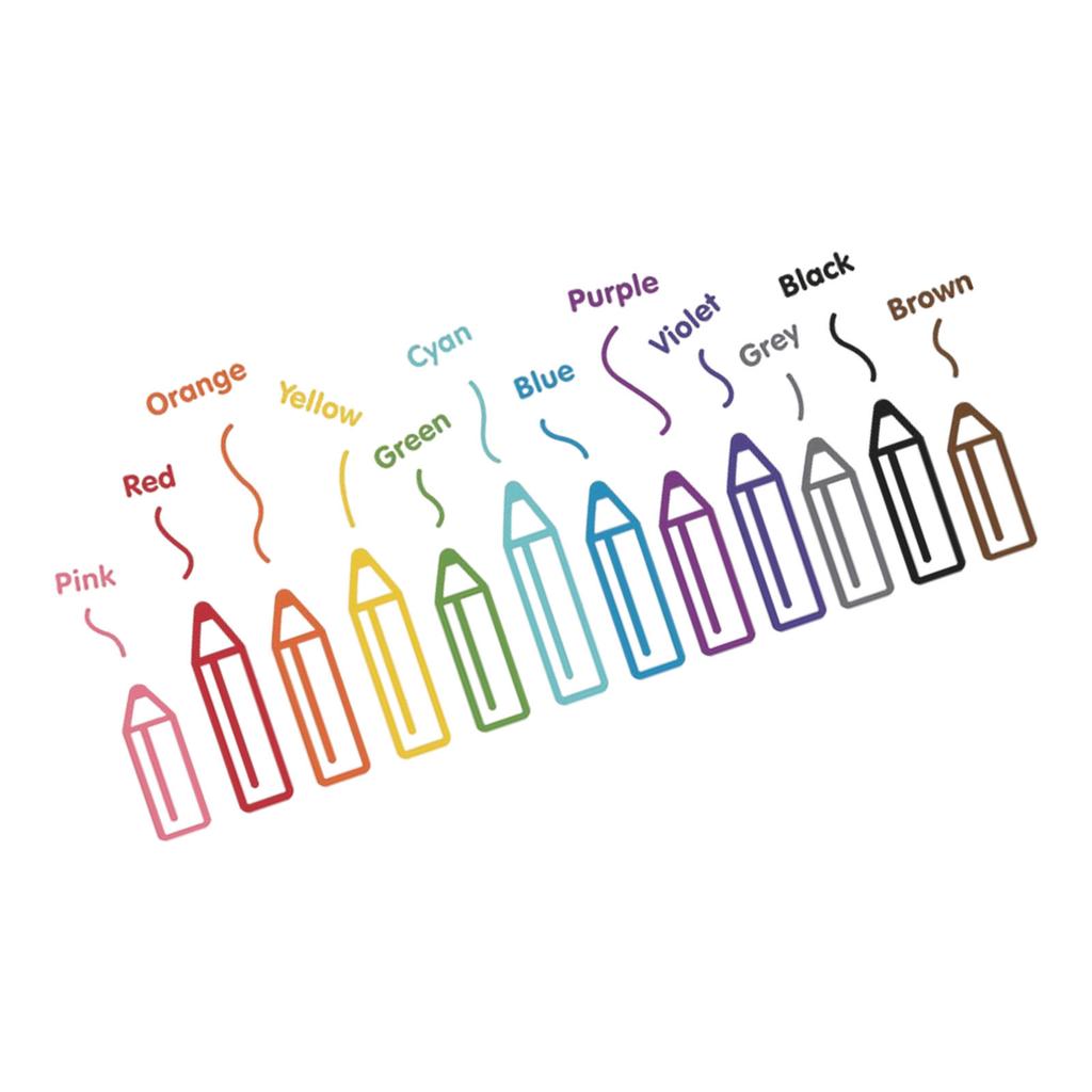 Waterproof Removable Pencil Wall Sticker Creative Kids Room Decors PVC Decal Easy Installation for Renters Homeowner
