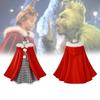 How The Stole Christmas Cosplay Role Play Halloween Party Red Fashion
