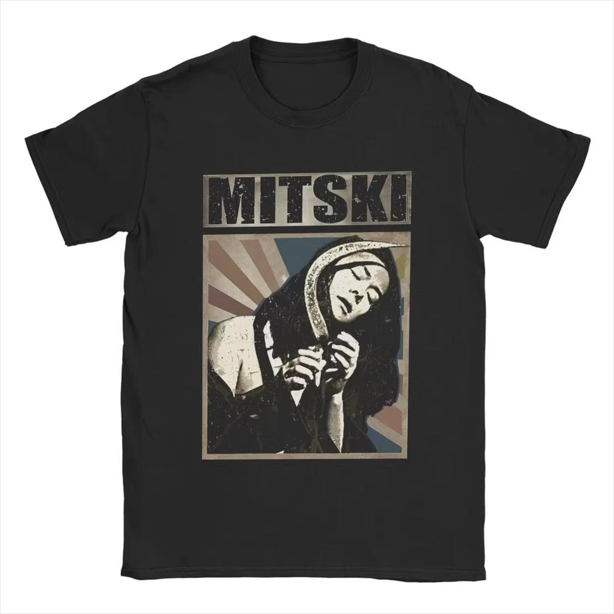 The Book of Youth Mitski Muziek Romantisch T-shirt Album Chic Harajuku Katoenen Kleding Geweldig Korte Mouw Ronde Hals T-shirt Zomer T-shirts Los XL