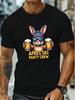Graphic TShirt for UnisexS Ski Party Featuring Apres Ski Crew Print with a Skiing Rabbit And Ski Lift Design Lightweight And Breathable