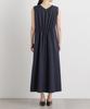 MINOTECH Sleeveless Gathered Maxi Size S [Nano Universe] (R) Dress, Women's, (120), Navy, 669-6119314