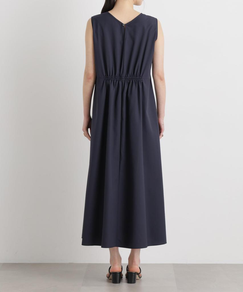 MINOTECH Sleeveless Gathered Maxi Size S [Nano Universe] (R) Dress, Women's, (120), Navy, 669-6119314
