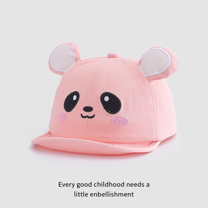 Baby Hat Spring and Autumn Cute Baby Super Cute Sun Visor Baseball Hat Soft Brim Baby Versatile Baseball Cap Fashionable