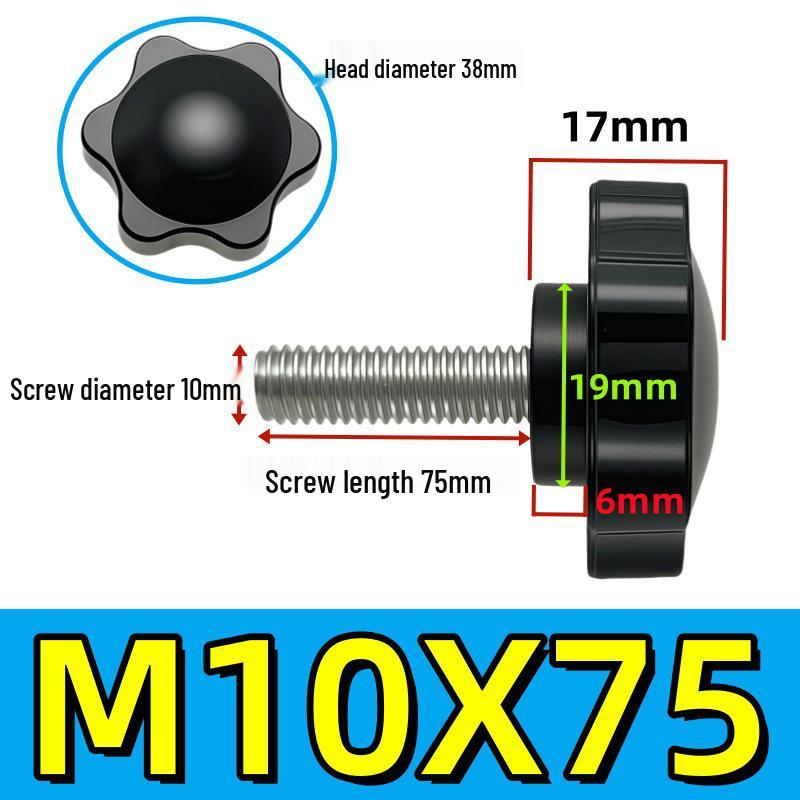 Adjustable Plum Blossom Plastic Head Star Handle Screw Bolt