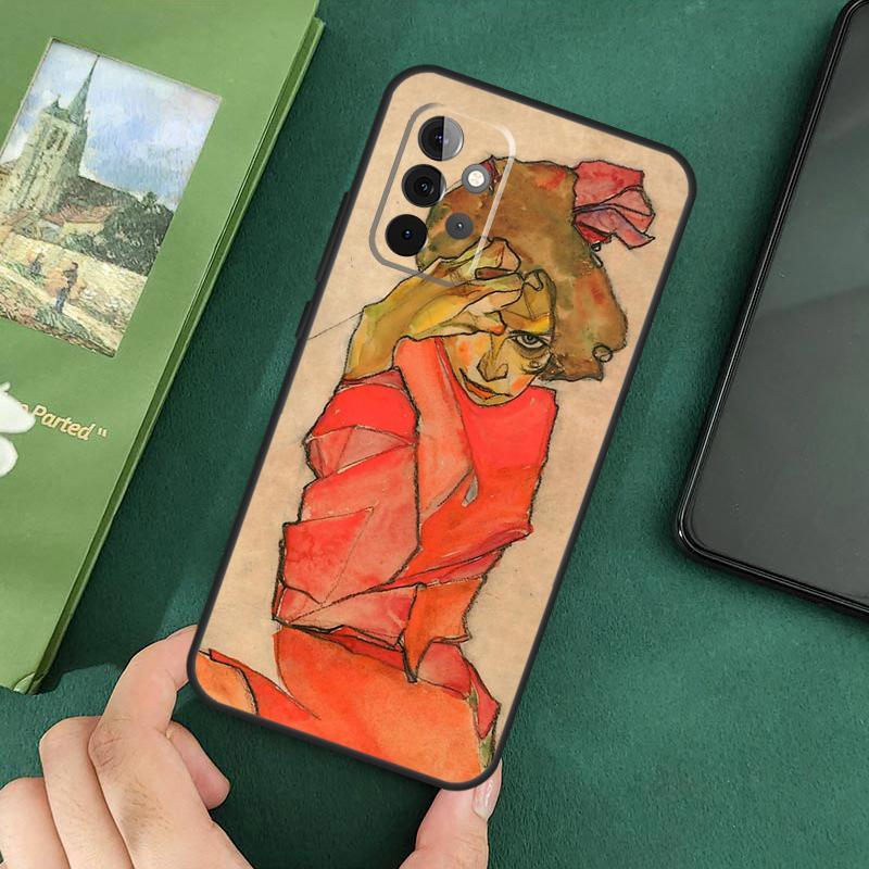 

Egon Schiele Cover For Samsung Galaxy A54 A52S A52 A32 A22 A12 A72 A33 A53 A73 A14 A70 A51 A71 Case Samsung A41