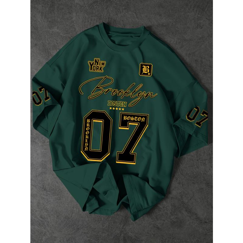 2026 Sommar Ny Herr T-shirt casual sportkläder digital sportkläder utomhus street herrkläder