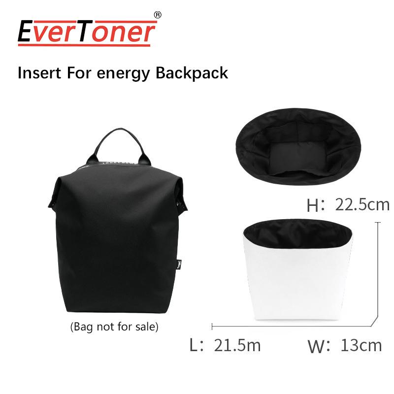 

EverToner Inner Bags Insert For Long-champ energy backpack Insert Makeup Handbag Organizer Travel Purse Portable Cosmetic Bags