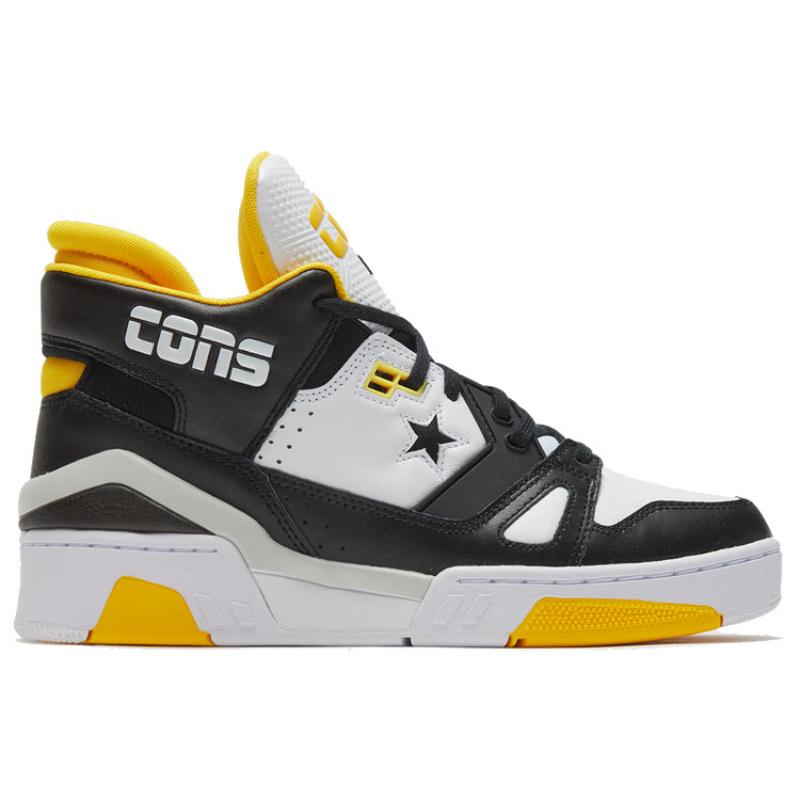 Converse ERX 260 Leather Sporty Comfort Shock-absorbing wrap support Mid-top Vintage basketball shoes Unisex Yellow