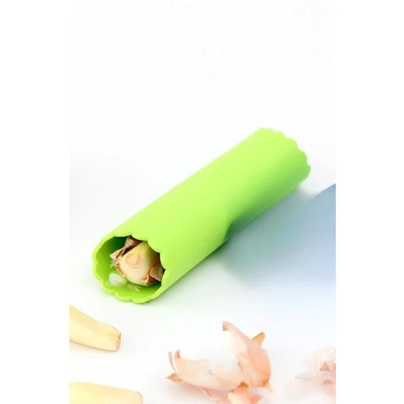

Креативные товары для дома, практичные кухонные предметы первой необходимости, предметы первой необходимости для дома, чеснокочистка, пищевой силиконовый материал зелёный