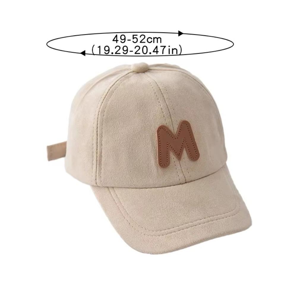 Adjustable Children Baseball Hat Suede Baby Outdoor Sun Visors High Quality Duck Tongue Caps